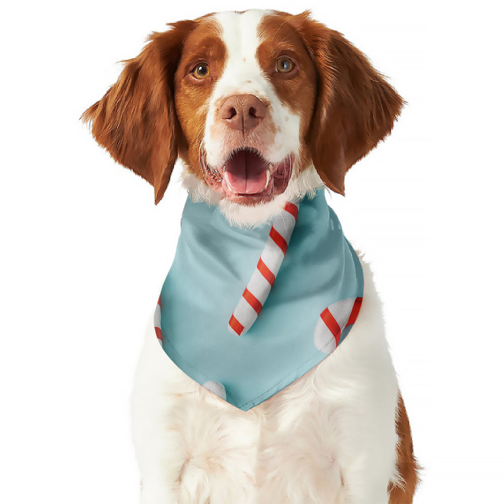 Christmas Candy Candies Pattern Print Dog Bandana