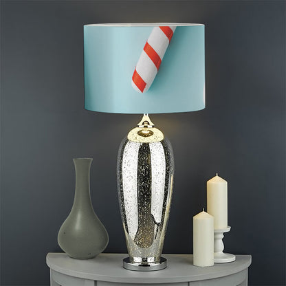 Christmas Candy Candies Pattern Print Drum Lamp Shade