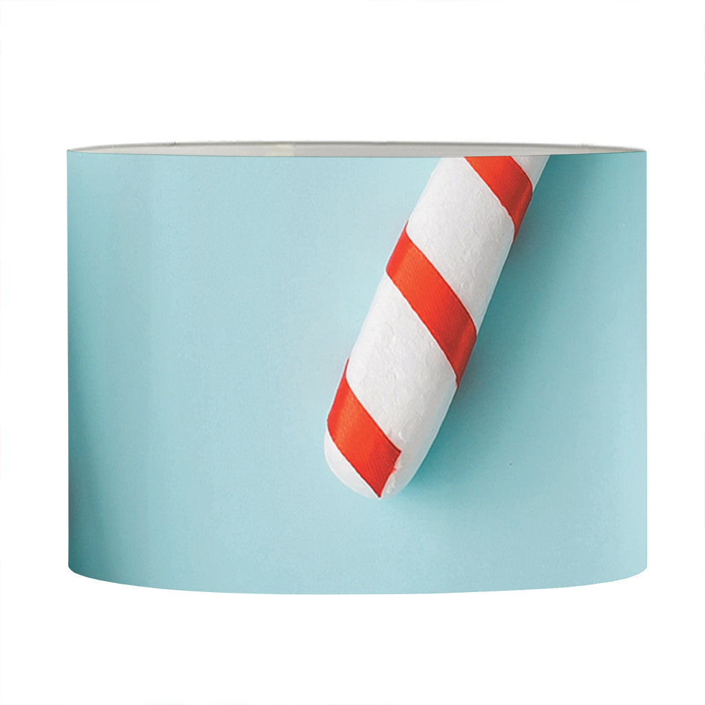 Christmas Candy Candies Pattern Print Drum Lamp Shade