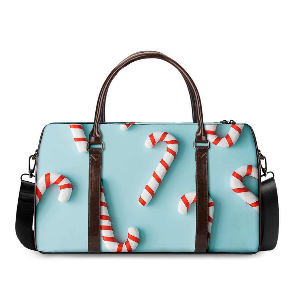 Christmas Candy Candies Pattern Print Duffle Bag