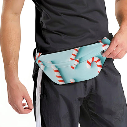 Christmas Candy Candies Pattern Print Fanny Pack