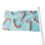 Christmas Candy Candies Pattern Print Flag