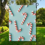 Christmas Candy Candies Pattern Print Garden Flag