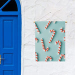Christmas Candy Candies Pattern Print Garden Flag