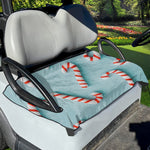 Christmas Candy Candies Pattern Print Golf Cart Seat Cover
