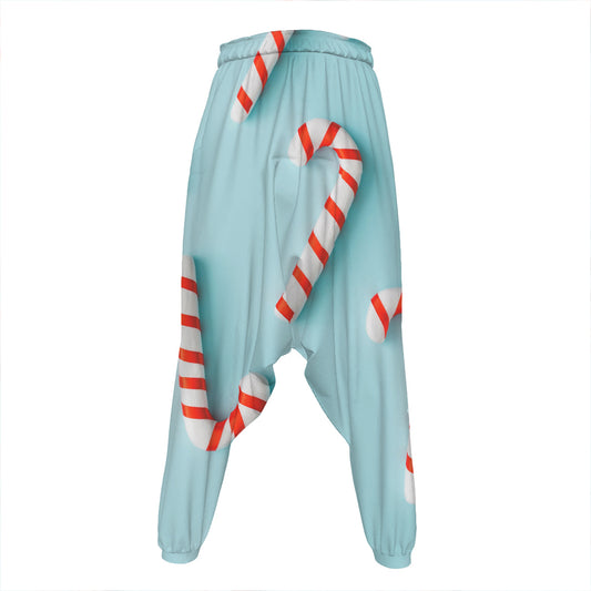 Christmas Candy Candies Pattern Print Hammer Pants