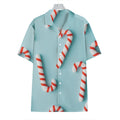 Christmas Candy Candies Pattern Print Hawaiian Shirt