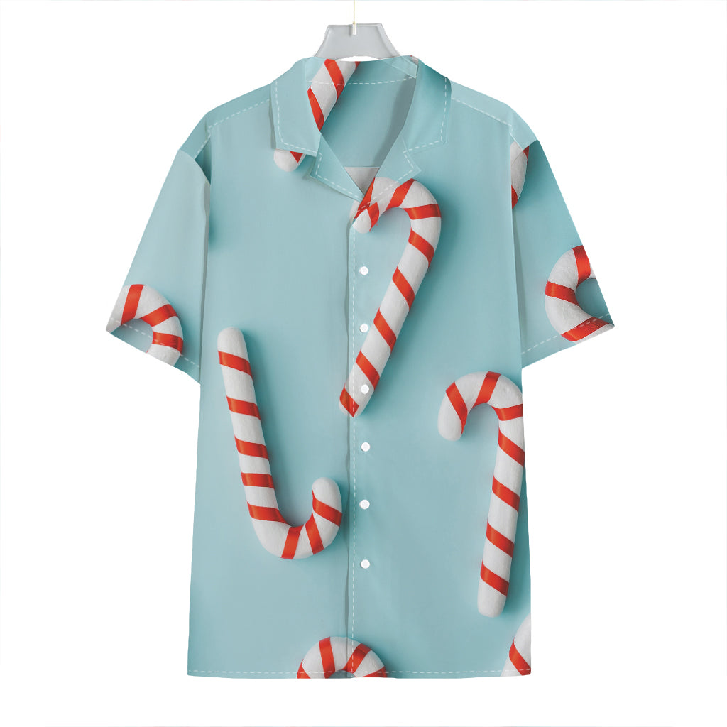 Christmas Candy Candies Pattern Print Hawaiian Shirt