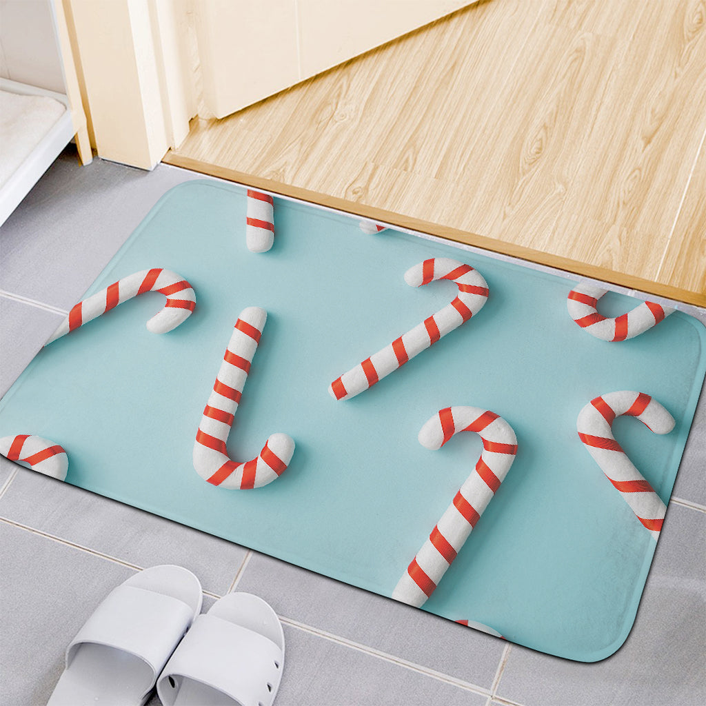 Christmas Candy Candies Pattern Print Indoor Door Mat