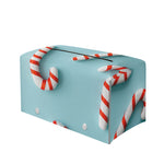Christmas Candy Candies Pattern Print Leather Tissue Box Cover