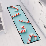Christmas Candy Candies Pattern Print Long Kitchen Mat