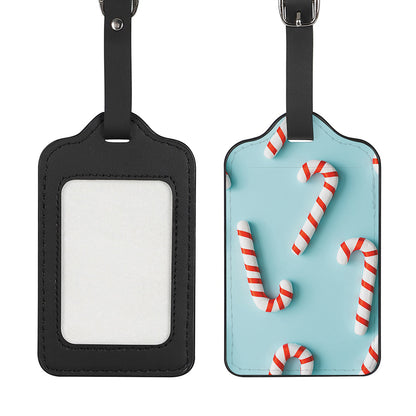 Christmas Candy Candies Pattern Print Luggage Tag