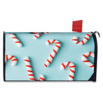 Christmas Candy Candies Pattern Print Mailbox Cover