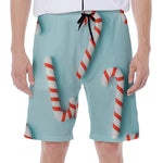 Christmas Candy Candies Pattern Print Men's Beach Shorts