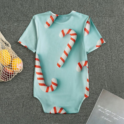Christmas Candy Candies Pattern Print Men's Bodysuit