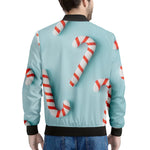 Christmas Candy Candies Pattern Print Men's Bomber Jacket