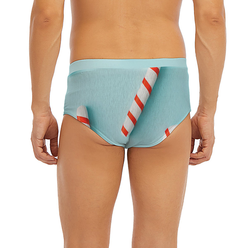 Christmas Candy Candies Pattern Print Men's Briefs