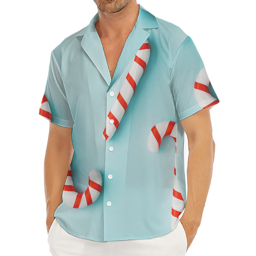 Christmas Candy Candies Pattern Print Men's Deep V-Neck Shirt