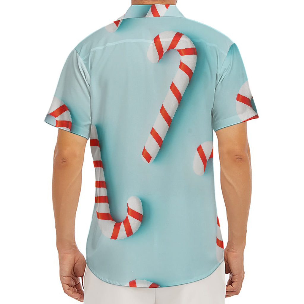 Christmas Candy Candies Pattern Print Men's Deep V-Neck Shirt