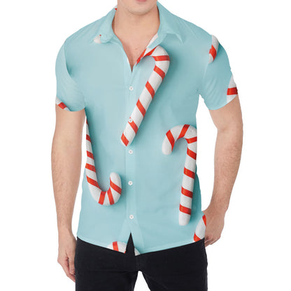 Christmas Candy Candies Pattern Print Men's Shirt