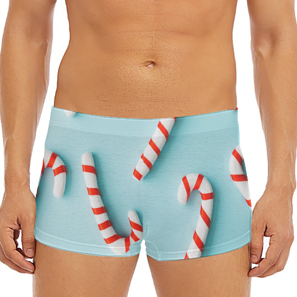 Christmas Candy Candies Pattern Print Men's Short Boxer Briefs