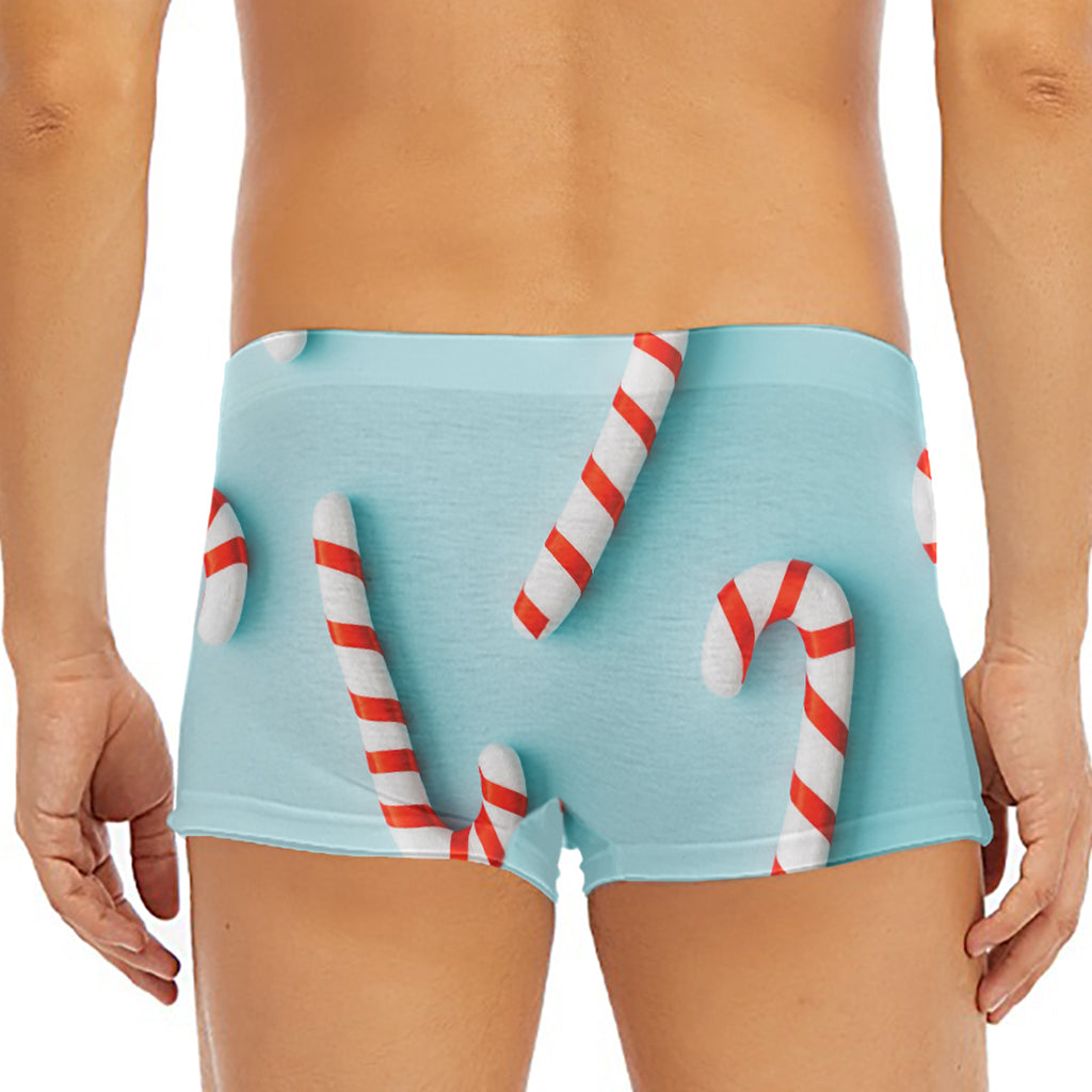 Christmas Candy Candies Pattern Print Men's Short Boxer Briefs