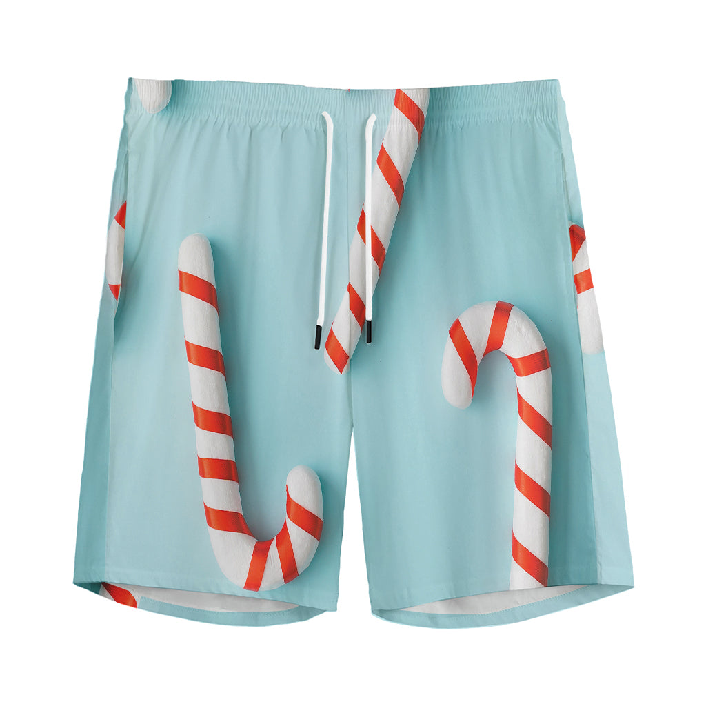 Christmas Candy Candies Pattern Print Men's Sports Shorts
