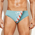 Christmas Candy Candies Pattern Print Men's Swim Briefs