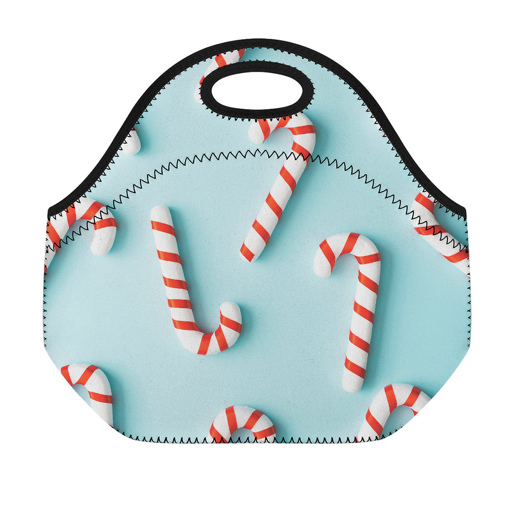 Christmas Candy Candies Pattern Print Neoprene Lunch Bag
