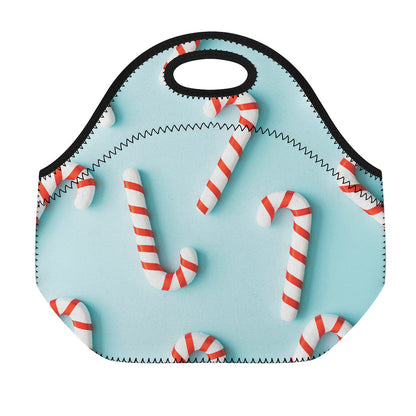 Christmas Candy Candies Pattern Print Neoprene Lunch Bag