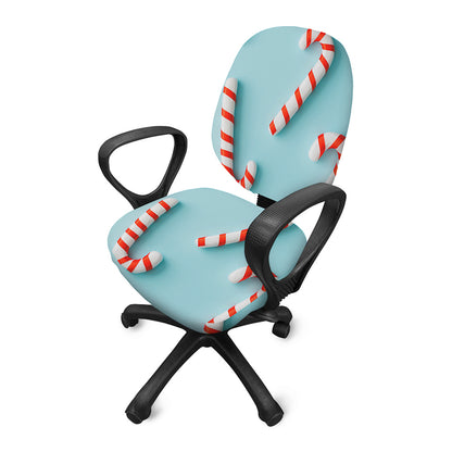 Christmas Candy Candies Pattern Print Office Chair Cover