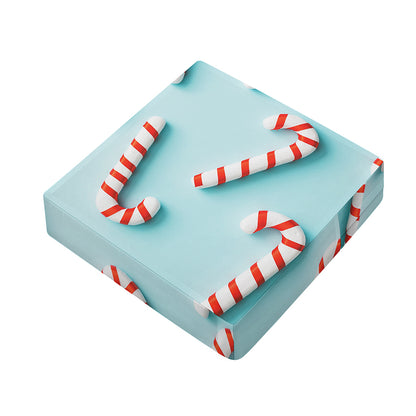 Christmas Candy Candies Pattern Print Outdoor Seat Cushion Cover