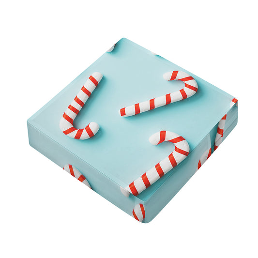 Christmas Candy Candies Pattern Print Outdoor Seat Cushion Cover
