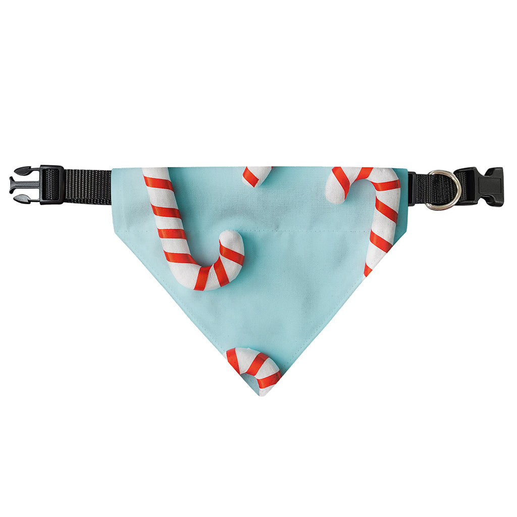 Christmas Candy Candies Pattern Print Over The Collar Dog Bandana