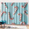 Christmas Candy Candies Pattern Print Pencil Pleat Curtains