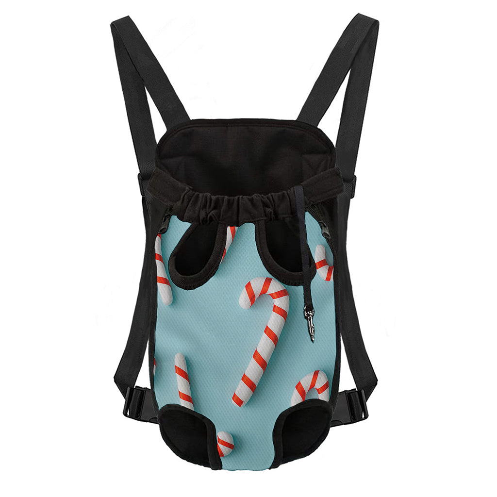 Christmas Candy Candies Pattern Print Pet Carrier Backpack