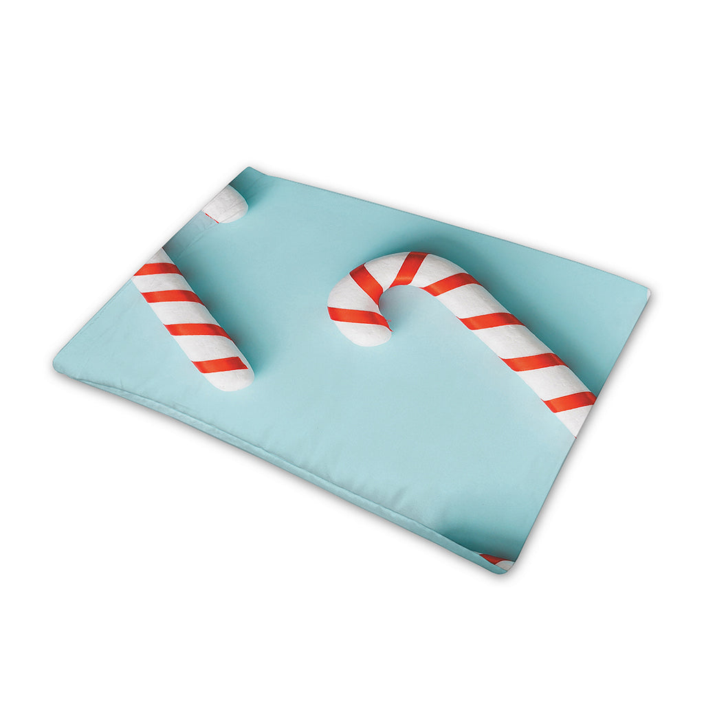 Christmas Candy Candies Pattern Print Pet Cooling Mat Cover