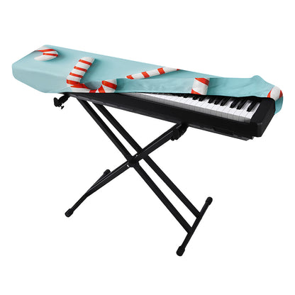 Christmas Candy Candies Pattern Print Piano Keyboard Cover