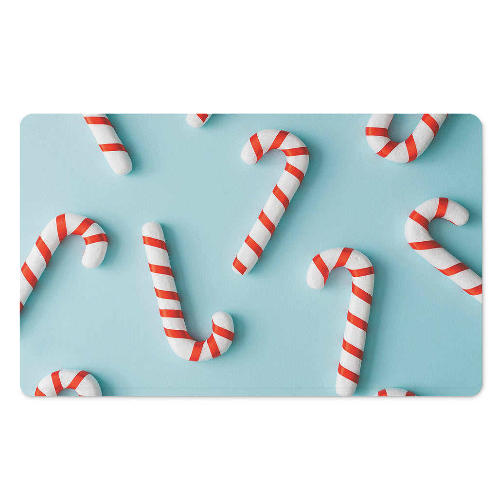 Christmas Candy Candies Pattern Print Polyester Doormat