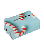 Christmas Candy Candies Pattern Print Rectangle Tissue Box Cover
