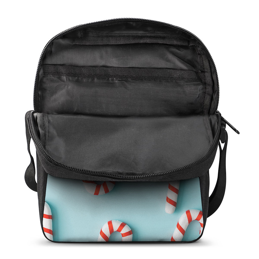 Christmas Candy Candies Pattern Print Rectangular Crossbody Bag