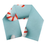 Christmas Candy Candies Pattern Print Scarf