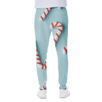 Christmas Candy Candies Pattern Print Scuba Joggers