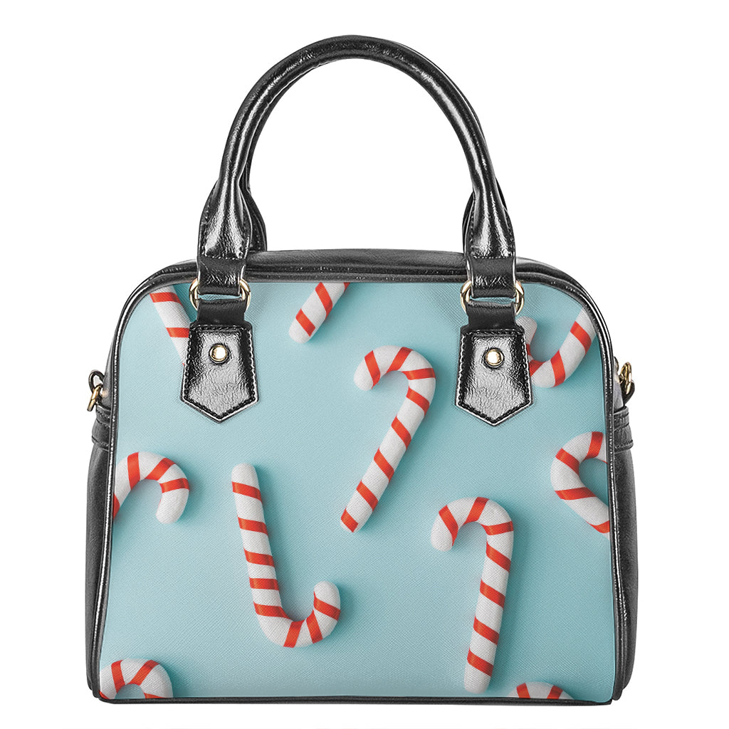 Christmas Candy Candies Pattern Print Shoulder Handbag