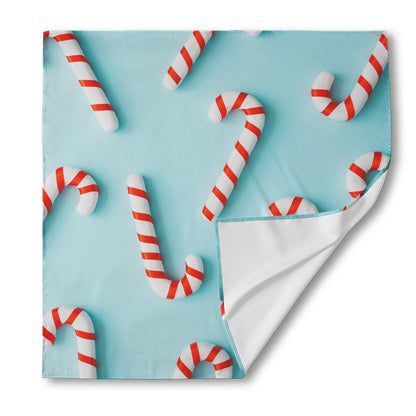 Christmas Candy Candies Pattern Print Silk Bandana