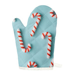 Christmas Candy Candies Pattern Print Single Oven Mitt