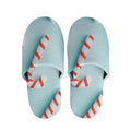 Christmas Candy Candies Pattern Print Slippers