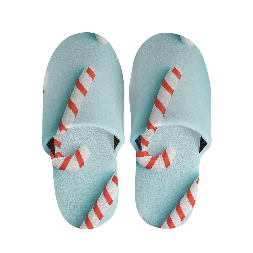 Christmas Candy Candies Pattern Print Slippers
