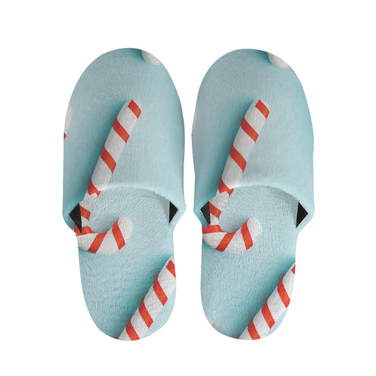 Christmas Candy Candies Pattern Print Slippers