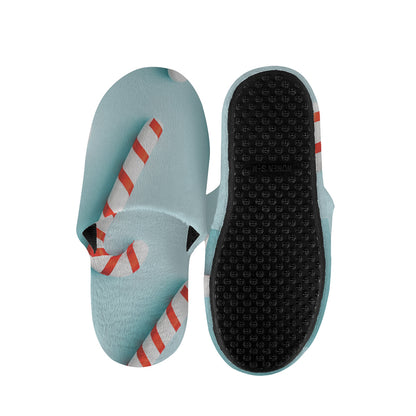 Christmas Candy Candies Pattern Print Slippers